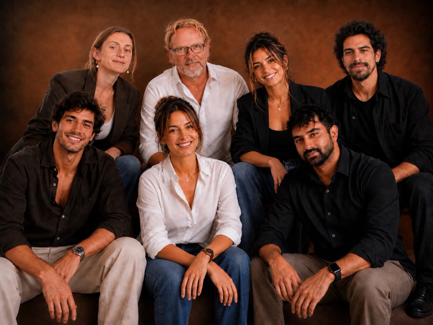 As pessoas por trás da Arvora reunidas num retrato de equipa