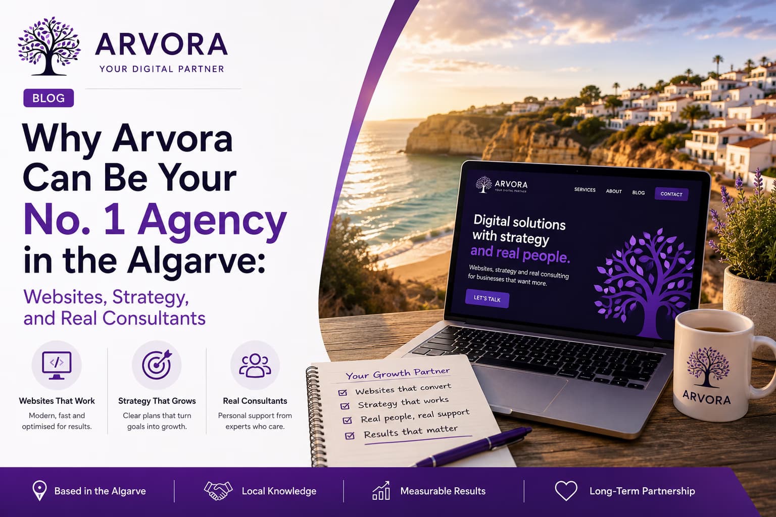 Why Arvora Can Be Your No. 1 Agency in the Algarve: Websites, Strategy, and Real Consultants